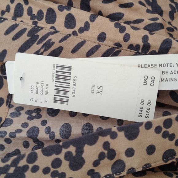 NWT Anthropologie Somerset Dress XS - Picture 4 of 16